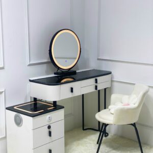 BÀN TRANG ĐIỂM VIP3005 CÓ KHÓA VÂN TAY, LOA, SẠC CẢM ỨNG