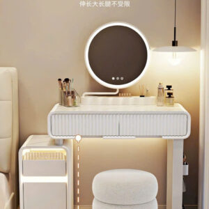 Alternative view of Ghế đôn trang điểm lông cừu VN-GD012