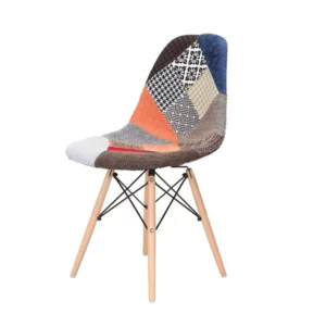 Alternative view of Bộ bàn tròn tiếp khách 4 ghế thổ cẩm PVDP269