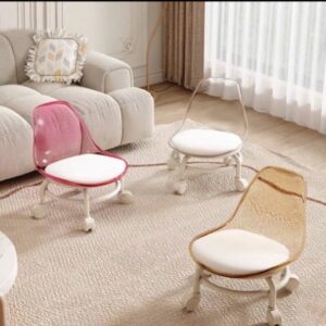 Alternative view of Ghế spa, ghế nail, ghế đẩu trẻ em trong suốt chân bánh xe VN-TE002