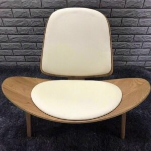 Alternative view of Ghế shell cafe thư giản khung gỗ lót nệm hình con bọ VN-SHELL