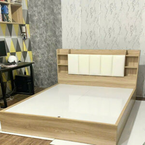 Giường ngủ gỗ công nghiệp có kệ VN-GN164