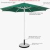 Dù tròn đúng tâm1 tầng che ngoài trời 3 đường kính PV-DTT1T