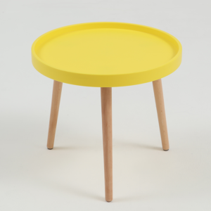 Alternative view of Bàn tròn nhựa chân gỗ