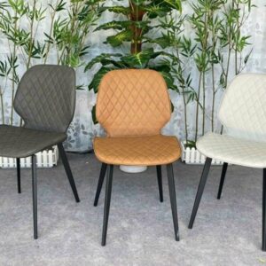 Alternative view of Ghế ăn Nordic trám chân đen PV-A30D