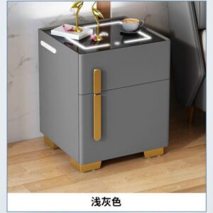 Alternative view of Tủ đầu giường thông minh kiêm két sắt có loa, đèn, sạc không dây, bảo mật tốt VN-TAB04