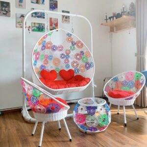 Combo xích đu sân vườn ngoài trời VN-CXD007