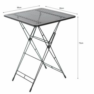 Alternative view of BỘ BÀN GHẾ FANSIPAN KITE SẮT 01 (1 BÀN 2 GHẾ )