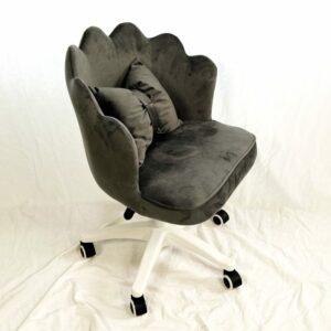 Alternative view of GHẾ TRANG ĐIỂM / GHẾ LÀM VIÊC CHÂN BÁNH XE NỆM VẢI NHUNG VN-TT01