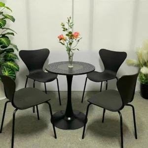 Alternative view of Bộ bàn 4 ghế nhựa cho quán cafe VN-928