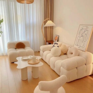 Alternative view of SOFA LÔNG CỪU PHONG CÁCH BẮC ÂU CHUẨN STYLE HÀN QUỐC VNMM-204