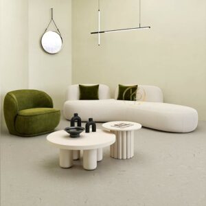 Alternative view of Sofa Băng Kèm Ghế Đơn Phong Cách Bắc Âu VN-01