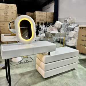 Alternative view of BÀN TRANG ĐIỂM MẶT ĐÁ NHẬP KHẨU CAO CẤP CÓ ĐÈN CẢM ỨNG VN-BTD08A