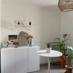 Alternative view of Bàn cafe Tulip Mặt Gỗ Tròn