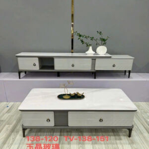 BÀN TRÀ CHỮ NHẬT MẶT KÍNH NHẬP KHẨU CAO CẤP VN-AKN138