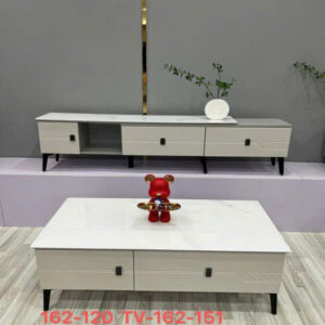 BÀN TRÀ CHỮ NHẬT MẶT KÍNH NHẬP KHẨU CAO CẤP VN-AKN162