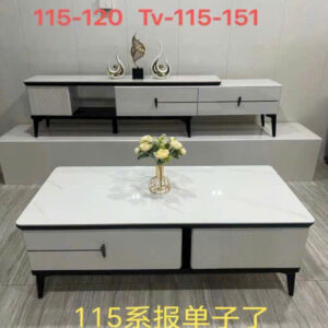 BÀN TRÀ CHỮ NHẬT MẶT KÍNH NHẬP KHẨU CAO CẤP VN-AKN115