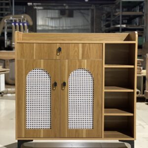 Alternative view of Tủ Giày Cánh Mây Chân Sắt  TG-M2CK