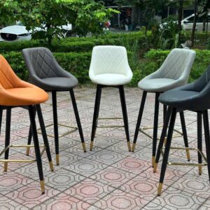 Alternative view of Ghế Quầy Bar Da Nhập Khẩu VNĐ-E26A