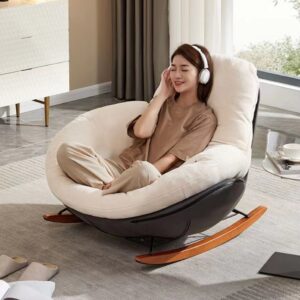 Ghế Bập Bênh Thư Giãn Chim Cánh Cụt Tặng Kèm Đôn VN2025