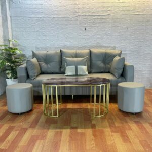 Alternative view of Bàn Trà /Sofa Khung Sắt Mặt Đá VNGH-123