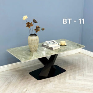 Bàn trà chữ nhật mặt đá Ceramic cao cấp VN-AKBT11