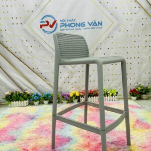 Alternative view of Ghế quầy bar nhựa PP cao cấp VNST