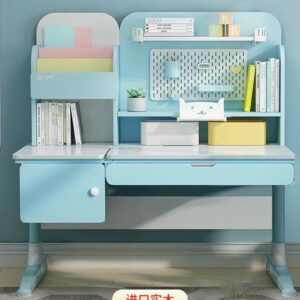 Alternative view of Bàn Học Sinh Thông Minh chống gù Vinakids VN-S13 size 60x120cm (chân bàn có bánh xe)