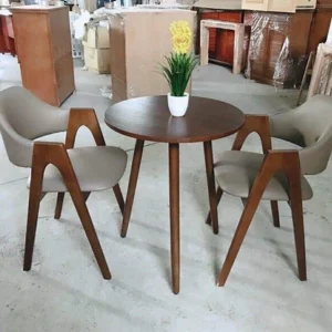 Alternative view of Ghế cafe - ghế ăn bọc da cao cấp VN-TĐ0745