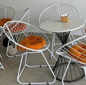 Alternative view of BỘ BÀN GHẾ CAFE KHUNG SẮT KẾT HỢP ĐỆM NGỒI VN-TĐ758