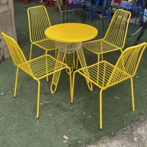 Alternative view of Bàn ghế cafe sắt sơn tĩnh điện VN-TĐ758