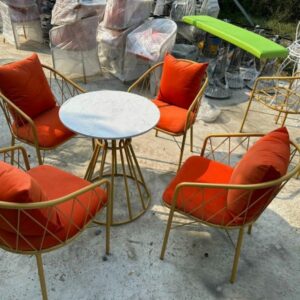 Alternative view of Bộ Bàn Ghế Cafe Sắt Ngoài Trời VN-TĐ3462