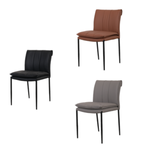 Ghế Cafe - Ghế Ăn PV-TT192 Lưng Bọc Da MicroFiber Chân Sắt Sơn Tĩnh Điện