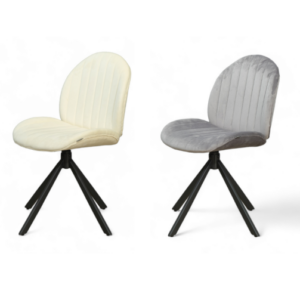 Ghế Cafe - Ghế Ăn Caily Chair PV-TT406 Vải Nhung Mặt Ghế Xoay 360 Độ