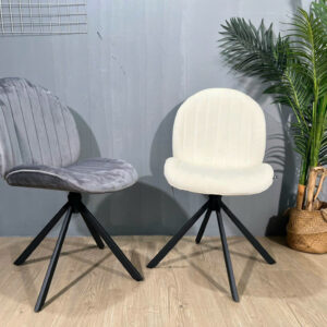 Alternative view of Ghế Cafe - Ghế Ăn Caily Chair PV-TT406 Vải Nhung Mặt Ghế Xoay 360 Độ