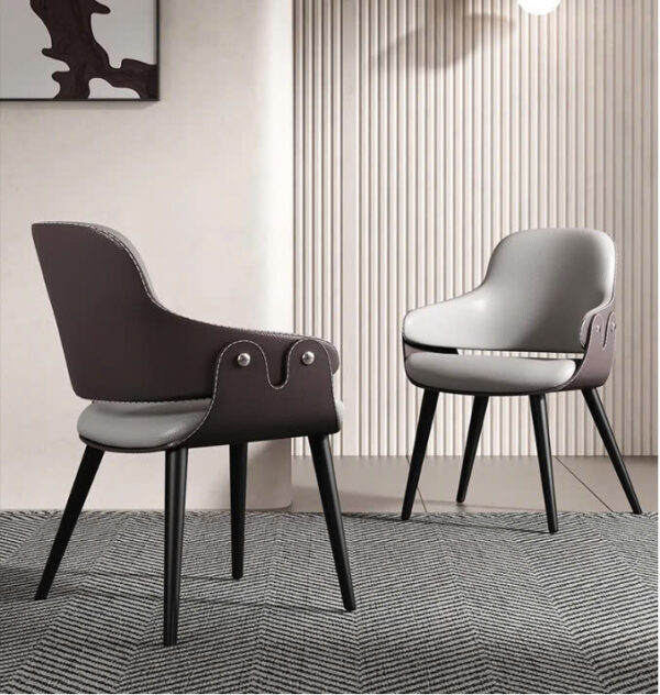 Ghế Cafe - Ghế Ăn Bonita Chair PV-TT339 Nệm Si Chân Thép Carbon