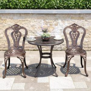 Alternative view of Bộ bàn ghế sân vườn nhôm đúc (2 ghế) VN-SV08