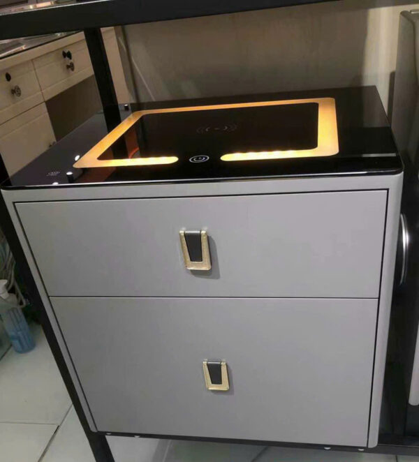 Tủ tab đầu giường thông minh kiêm két sắt có đèn, sạc, loa nghe nhạc VN-TAB04A