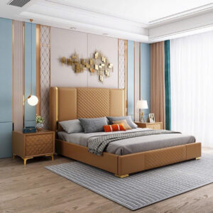 Alternative view of Giường ngủ gỗ công nghiệp bọc nệm VN-GN01568