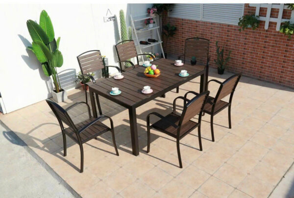 Bộ bàn ghế sân vườn nhôm đúc cao cấp VN-A10