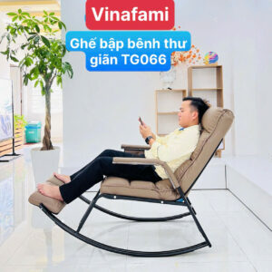 Alternative view of Ghế bập bênh thư giãn VN-TG066, khung thép sơn tĩnh điện