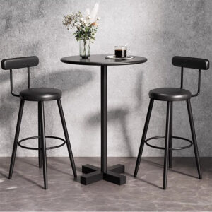 Alternative view of Bàn bar - ghế bar mặt nệm chân sắt VN-G008B