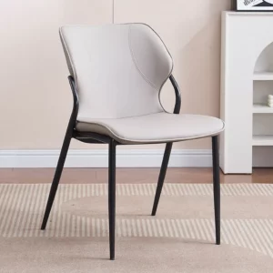 Ghế ăn chân sắt nệm da GA-295VS