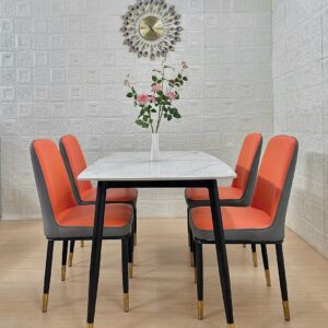 Alternative view of BỘ BÀN ĂN 4 GHẾ MẶT ĐÁ CERAMIC CAO CẤP VN0141