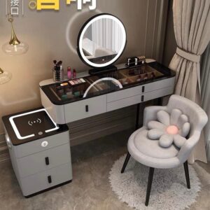 Bàn trang điểm cao cấp có loa, sạc, đèn led BTD-PV2817