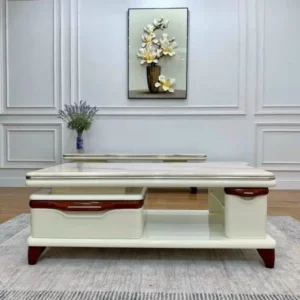 Bàn trà mặt đá chữ nhật 1m3 BSF-AK01