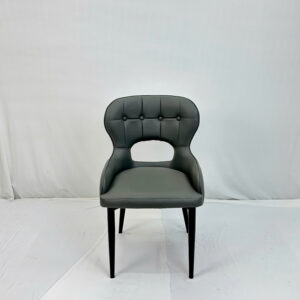 Alternative view of GHẾ ĂN NỆM DA CHÂN SẮT VN-342VS