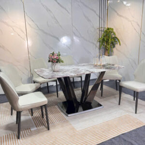 Alternative view of BỘ BÀN ĂN 6 GHẾ MẶT ĐÁ CAO CẤP VN-AH2875