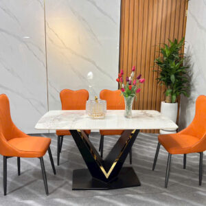 BỘ BÀN ĂN 4 GHẾ MẶT ĐÁ CAO CẤP VN-AH2775