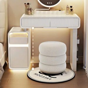 Ghế đôn trang điểm lông cừu VN-GD012